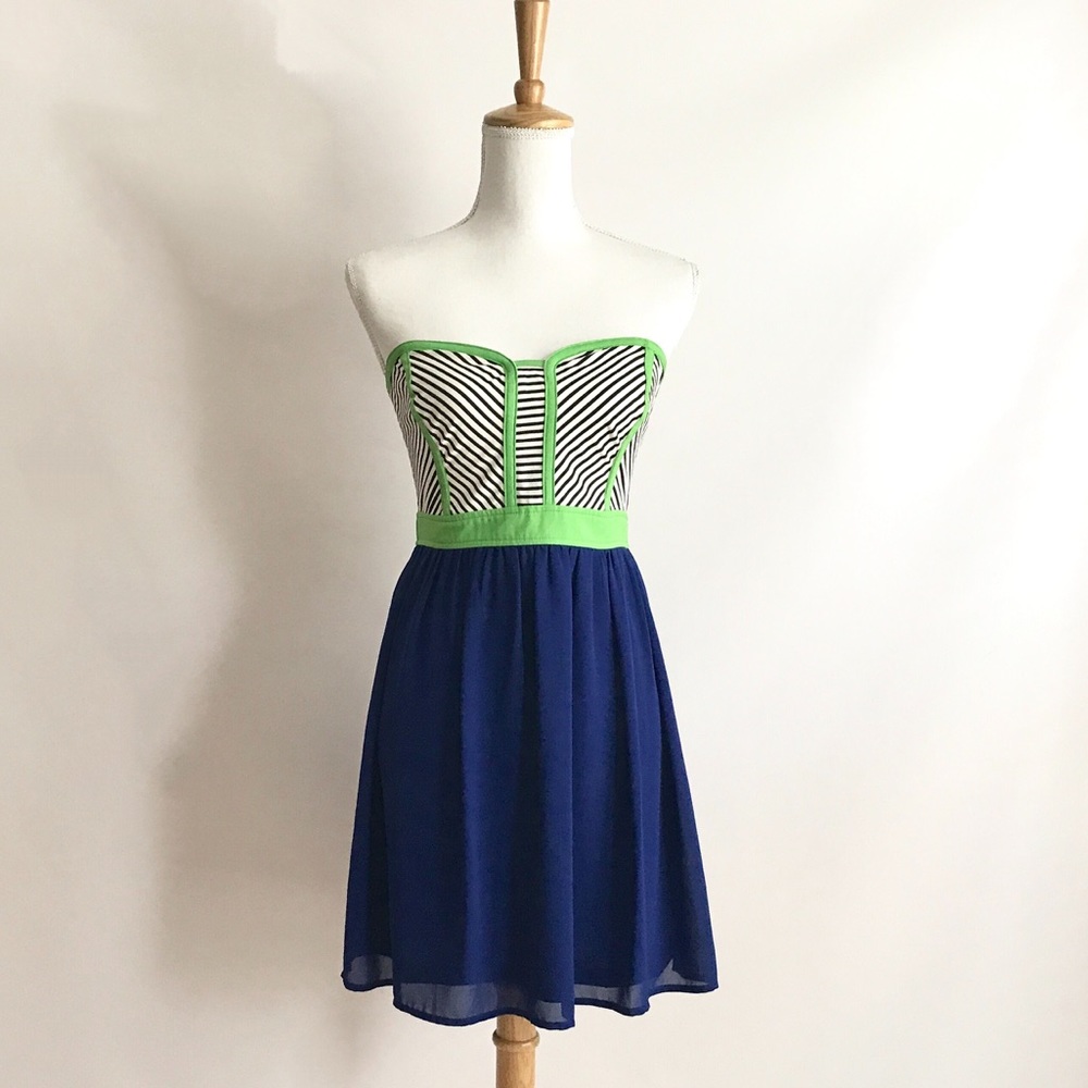 NWT Boutique Brand Jealous Tomato Striped Dress